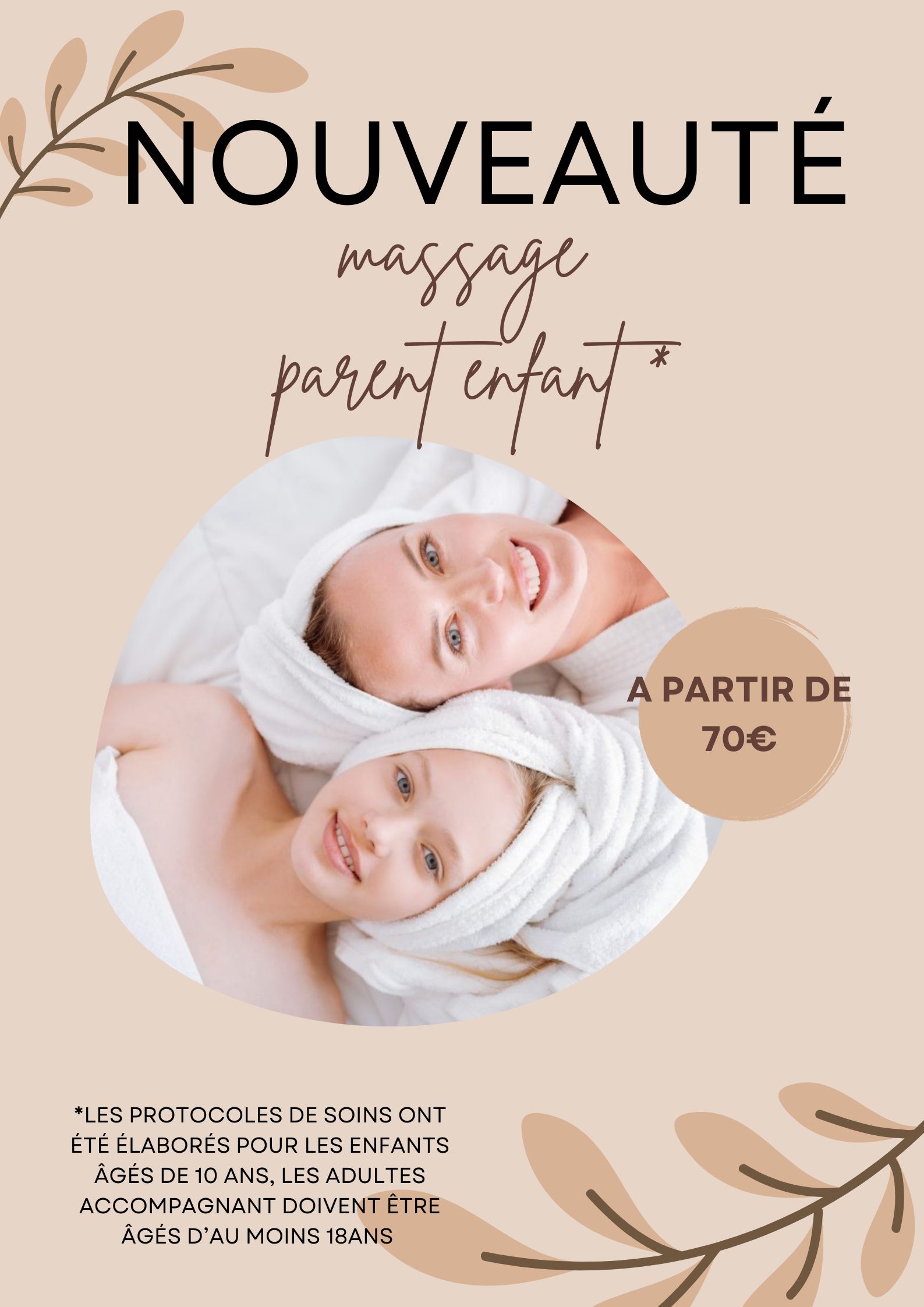 massage parent enfant